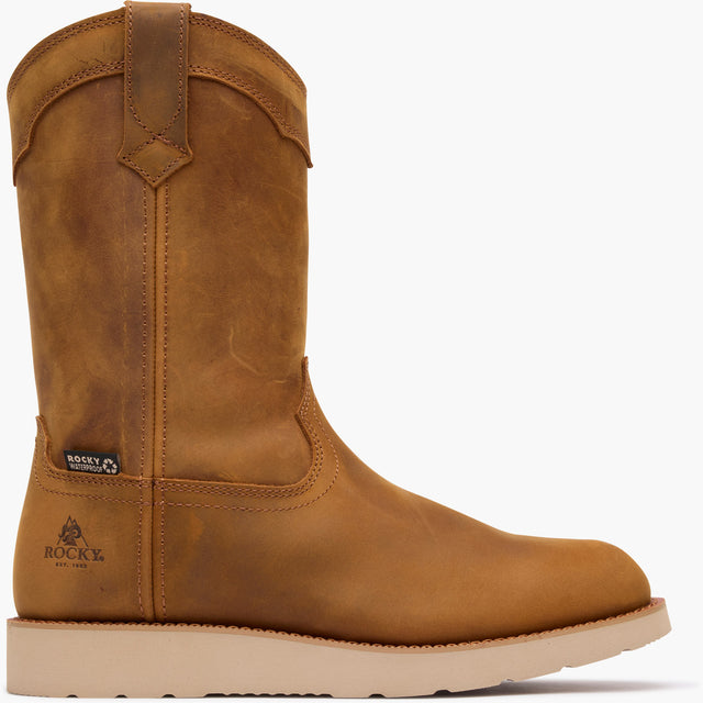 Rocky MonoCrepe Wedge 11” Waterproof Work Boots