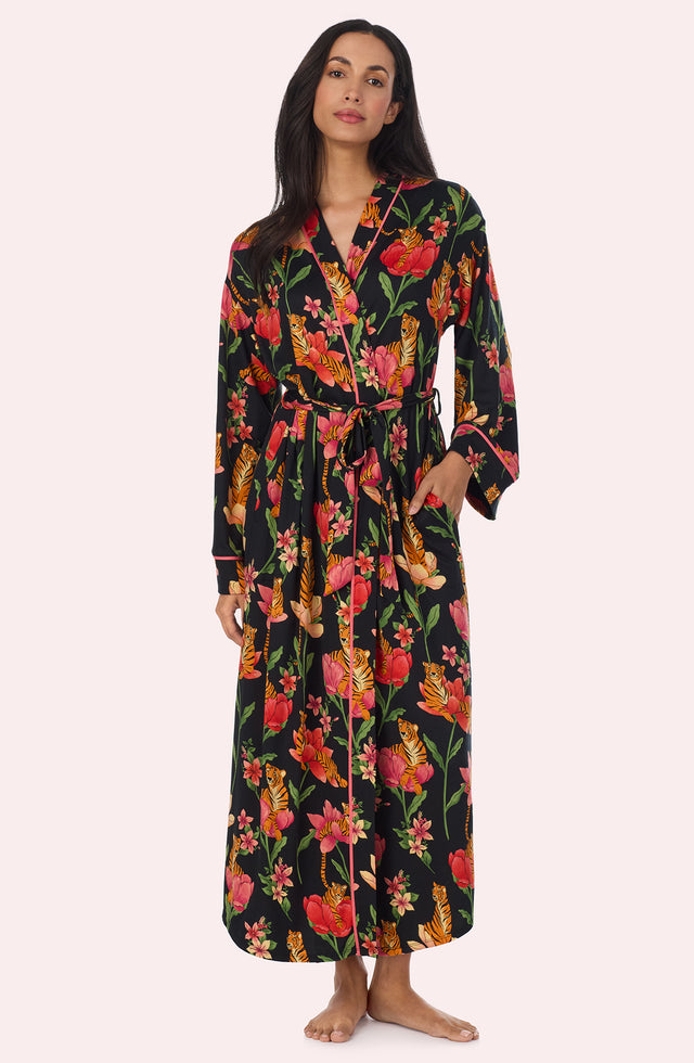 Madilyn Knit Robe In Flora & Fierce
