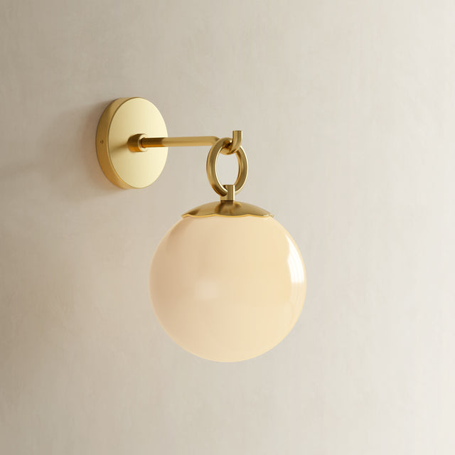 Pearl Globe Sconce