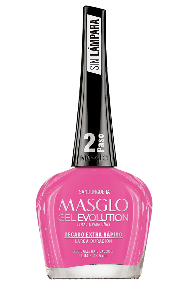 SANDUNGUERA - ESMALTE GEL EVOLUTION EFECTO GEL MASGLO 13,5 ML CREMOSO - GAMA ROSADO
