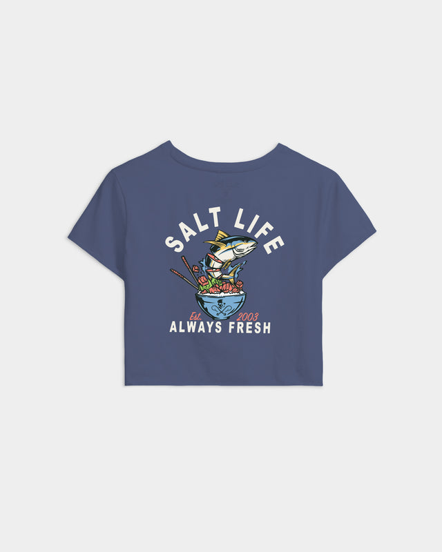 Women's Served Fresh Cropped Tee