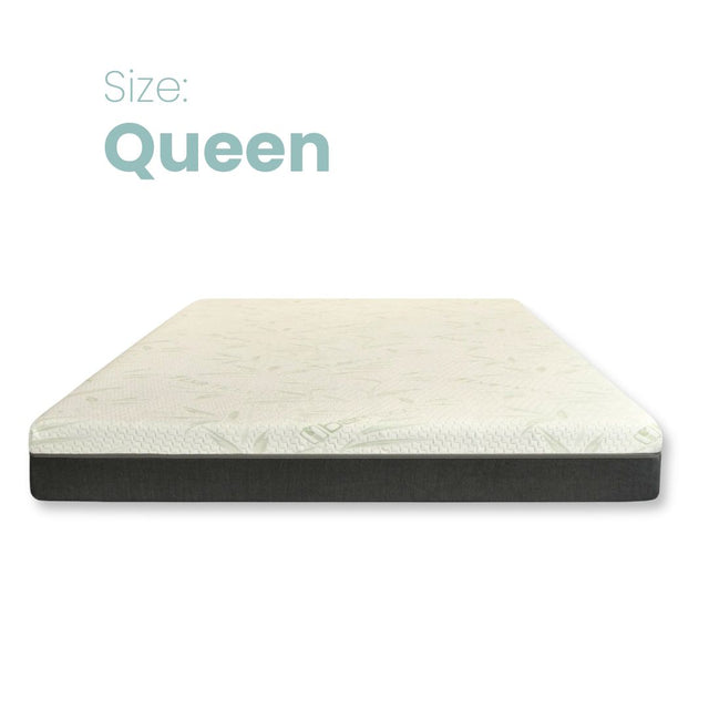 Queen Optimal 8" Mattress - Soft Bamboo-blend Fabric