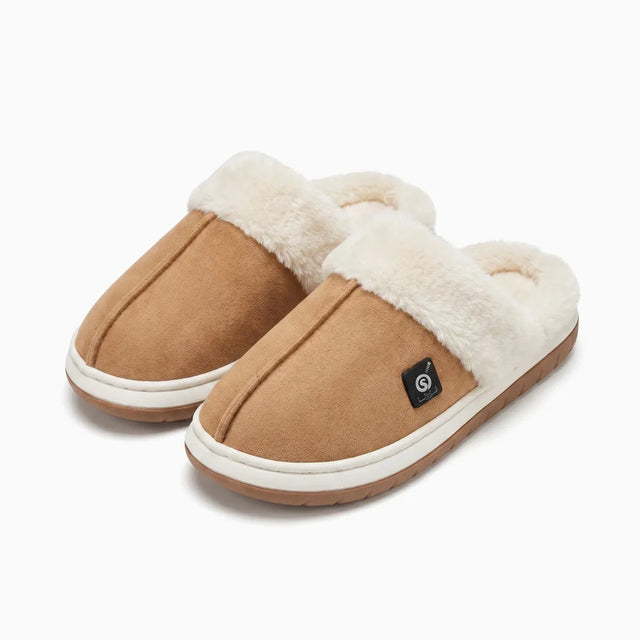 Heated Slippers with Plush Lining & Up to 12H Warmth