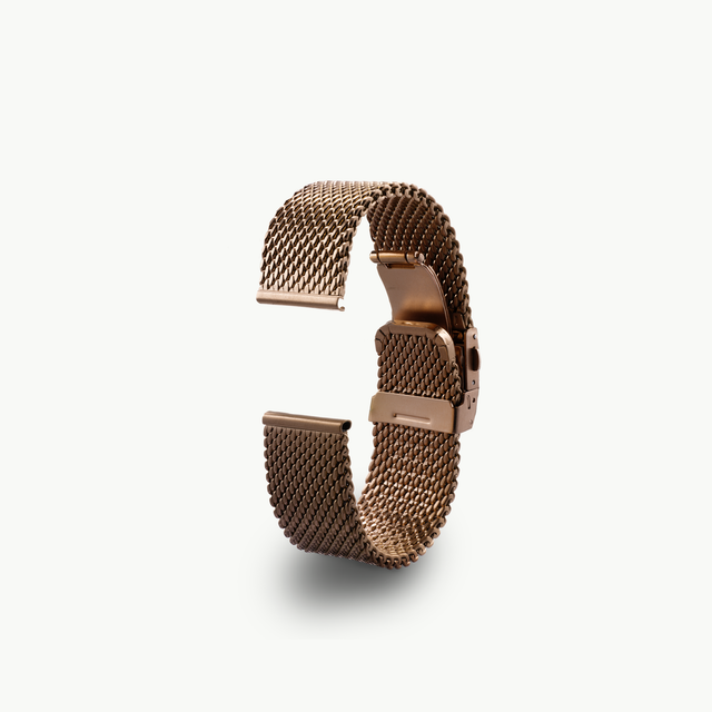 Rose Gold Plated Mesh Strap