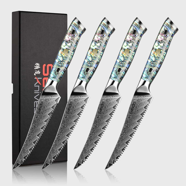 Awabi Serrated Steak Knives
