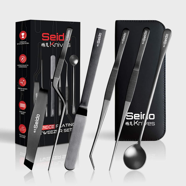6-piece Plating Tweezer Set