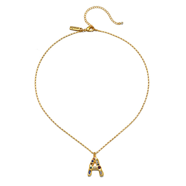 Mini Emilie Initial Necklace