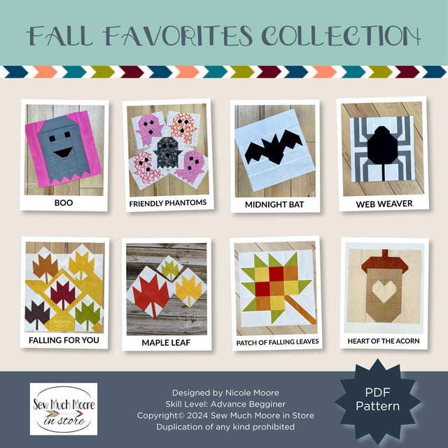🍂 Fall Favorites Collection - PDF Pattern