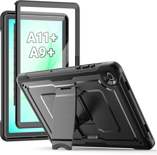 Samsung Galaxy Tab A11+/A9+ 11-Inch Rugged Case with Built‑in Kickstand