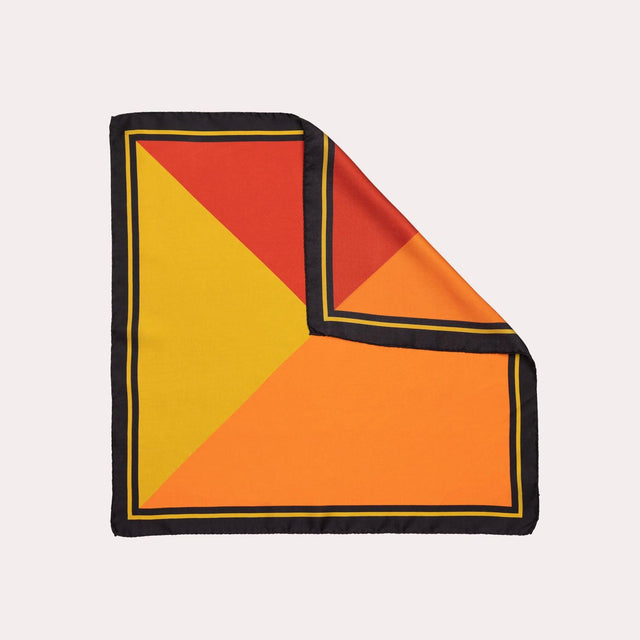 Silk Scarf in Mango | Grande