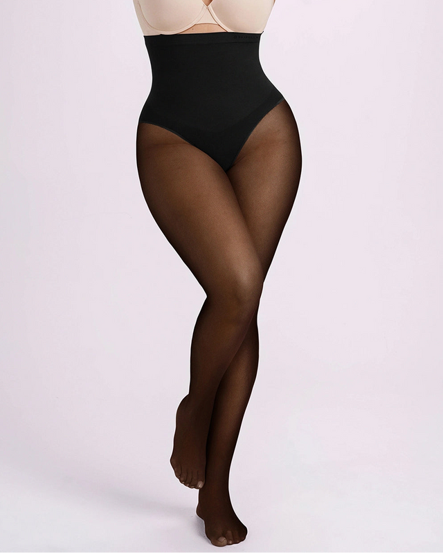 Defineline™ High-Waisted Micronet Shaping Tights