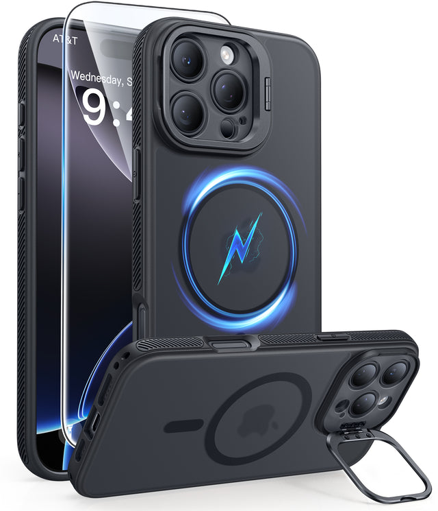 iPhone 16 Pro Phone Case with Camera Stand