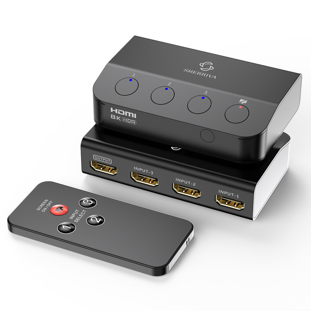 HDMI 2.1 Switch | 3x1 8K 60Hz & 4K 240Hz(DSC)