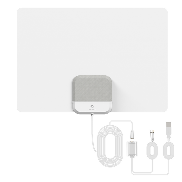 65/75 Miles Indoor Ultra Thin Amplified TV Antenna (For US & CA Only)