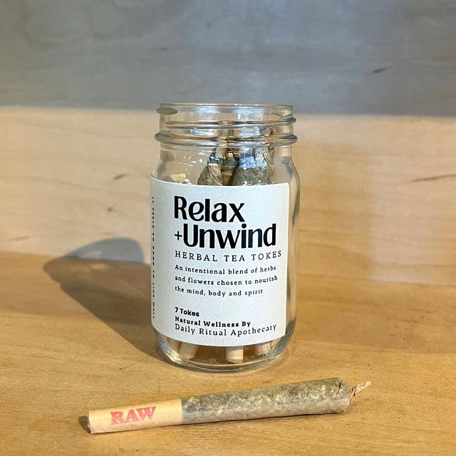 Relax + Unwind Herbal Tea Tokes