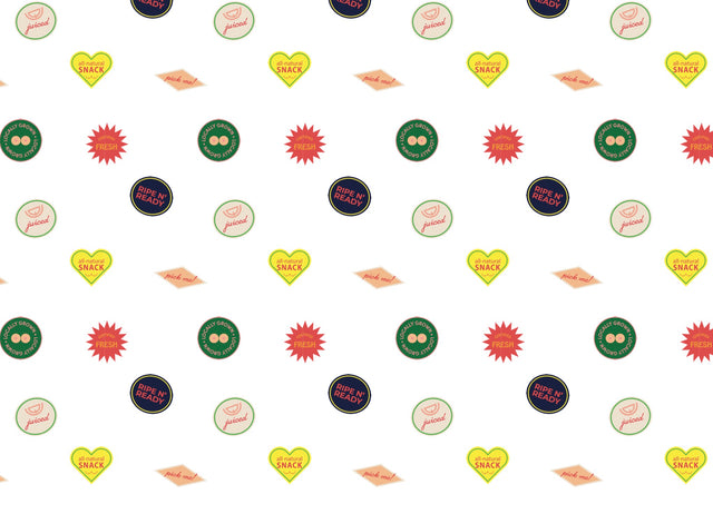 All Natural Snack Gift Wrap Paper