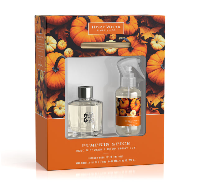 Pumpkin Spice Reed Diffuser & Room Spray Gift Set