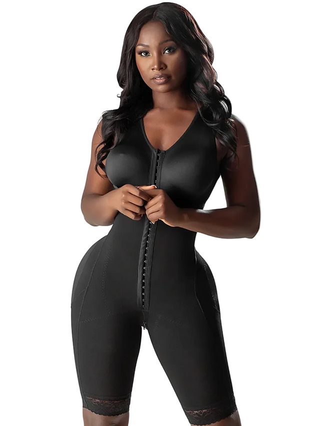 Strapless Shapewear for Women, Built-in Bra, Tummy Control, No Butt Compression, 3 Hook Levels, Seamless Fit | Snatched Body DC02L1