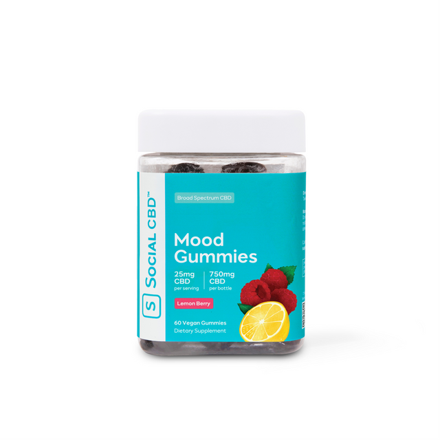 Mood CBD Gummies for Stress - 60 Count