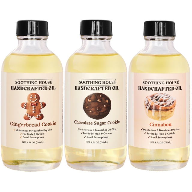 Cookie Crumble Trio: Gingerbread Cookie + Cinnabon + Chocolate Sugar Cookie (4 Fl Oz Each)