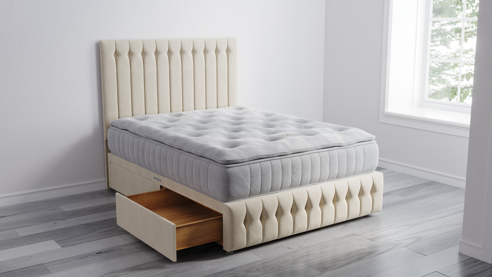 Alvador Divan Bed with Footboard