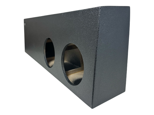 SoundSkins Enclosures | Dodge RAM 2006 - 2024 MEGA Cab AND Regular Cab Dual 8" Ported - Premium USA Made Subwoofer Box with Bed Liner Spray Finish