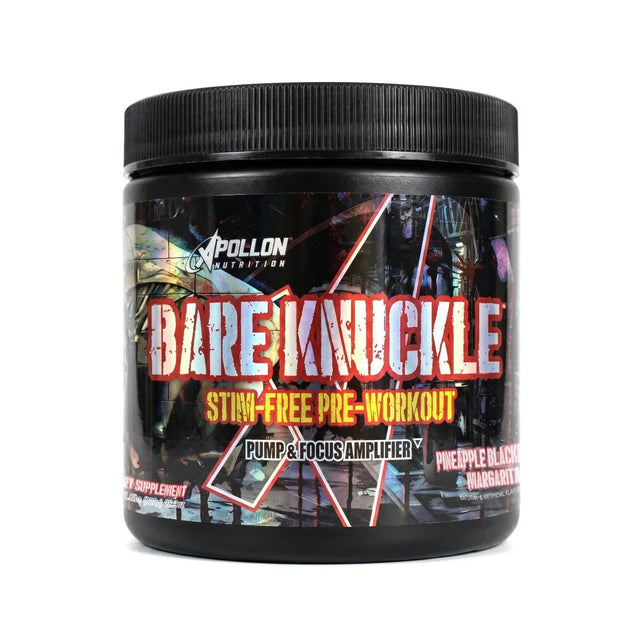 Bare Knuckle - Non-Stimulant Nitrate Infused Pre-Workout V6 ( Pineapple Blackberry Margarita )