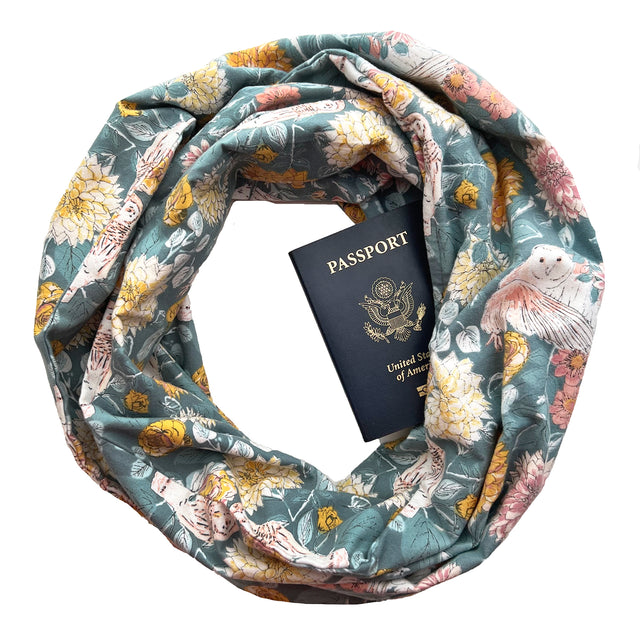 Everything's Owl Right Flannel Scarf