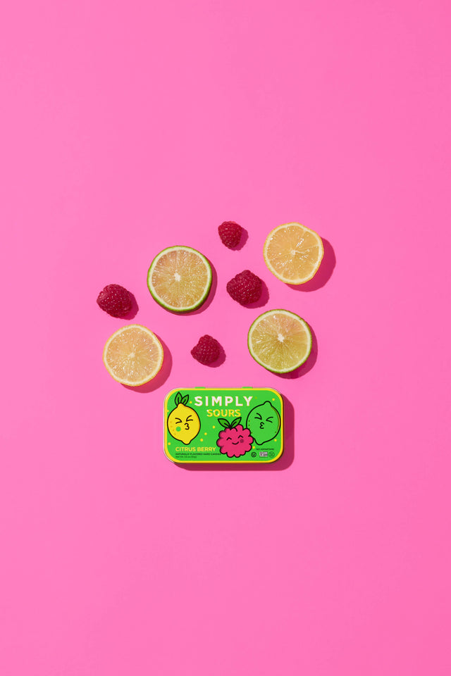 Simply Gum - Simply Sours - Citrus Berry 1.8oz