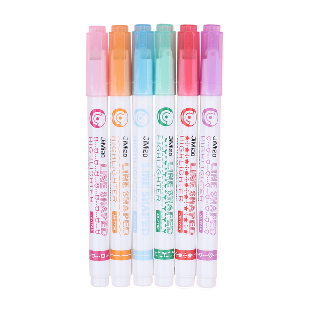 Roller Stamp Marker - Set of 6