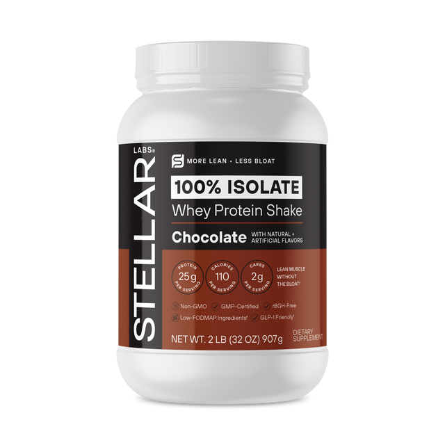 100% Isolate Whey Protein Shake Chocolate 2lb
