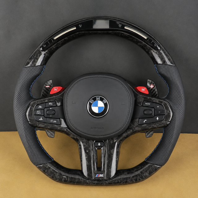 Custom Carbon Steering Wheel for BMW G Series 3 Series 4 Series 5 Series X3 X4 X5 X6 M2 M3 M4 M5 2018-2024
