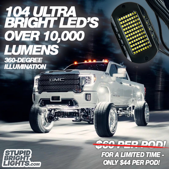 SB 104 MB| Pure White Rock Lights