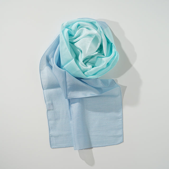 Silk Scarf / TONIKARU / Sapphire Blue