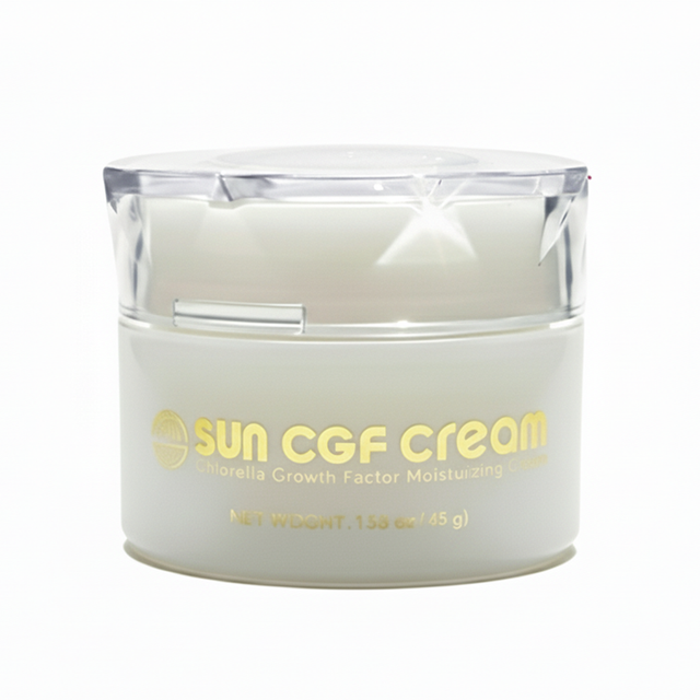 Sun Chlorella CGF Cream | 20% Chlorella Extract Moisturizer | Peptides, Squalane | All Skin Types