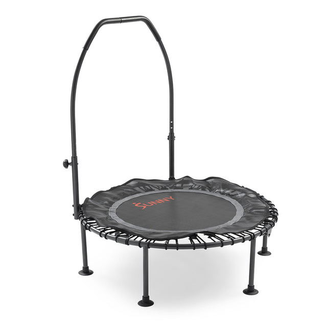 Active 40-Inch Fitness Trampoline with Adjustable Handlebar