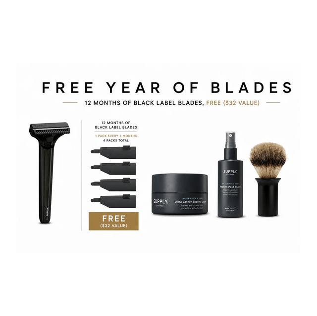 Single Edge SE Starter Set + Free Year of Blades