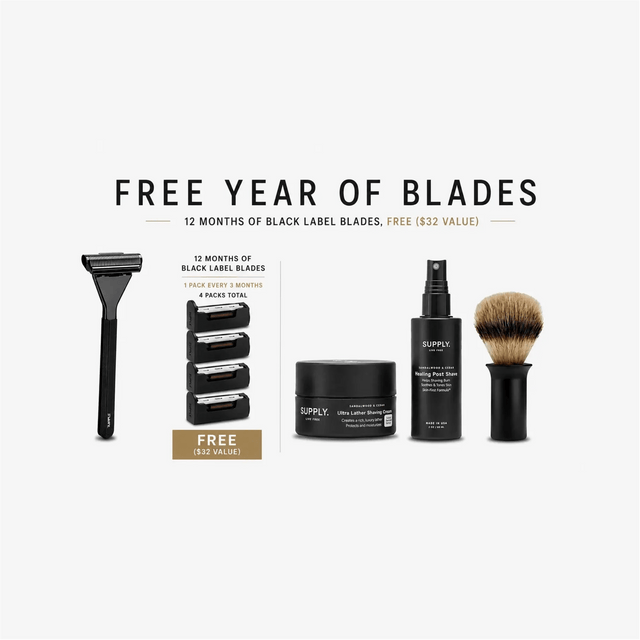 Single Edge MAX Starter Set + Free Year of Blades