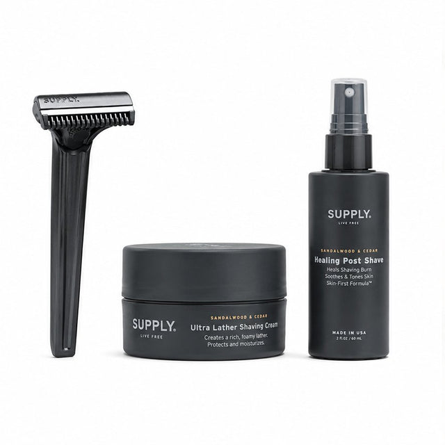 Single Edge Shave Set + Year of Blades