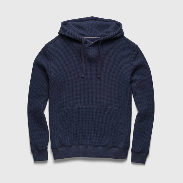 Ivan Waffle Fleece Hoodie - Navy Heather