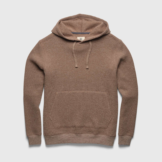 Ivan Waffle Fleece Hoodie - Camel Heather