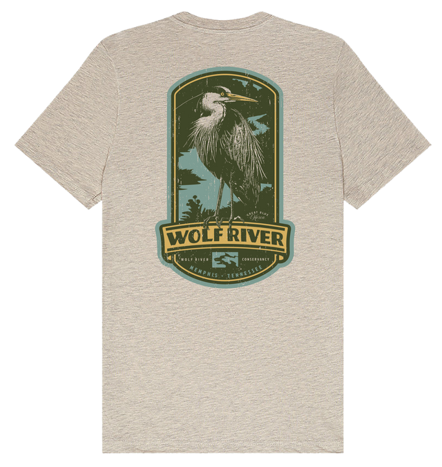 Wolf River Conservancy Heron T-Shirt