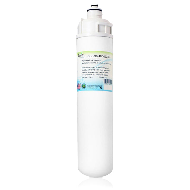 Swift Green Filters SGF-96-48 VOC-B Compatible Commercial Water Filter Replacement Cartridge for 7FC5, EV9693-61.