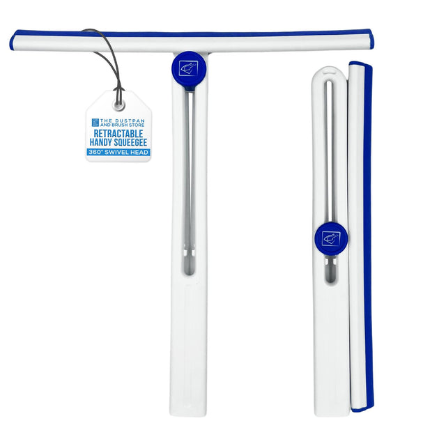 Folding Shower & Window Squeegee | Adjustable Swivel Head