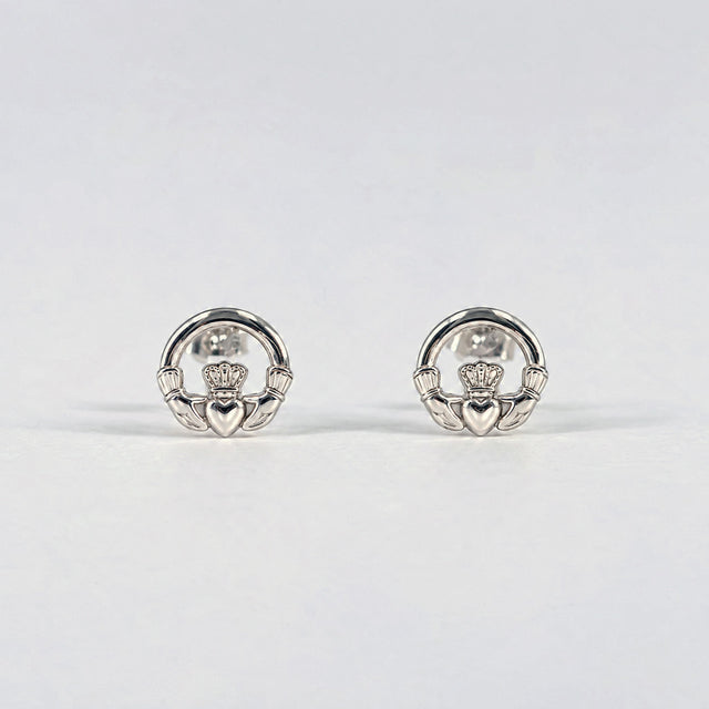 Sterling Silver Claddagh Earrings