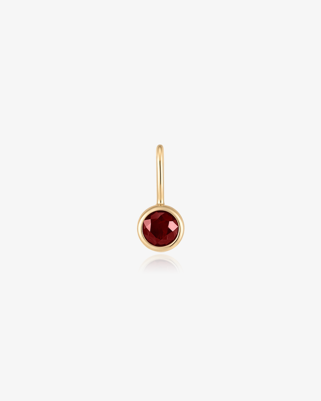 Birthstone Charm - 14k Solid Gold