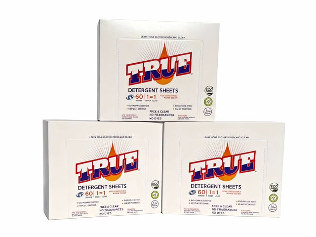 3 • Free & Clear Laundry Sheets • 180 Count