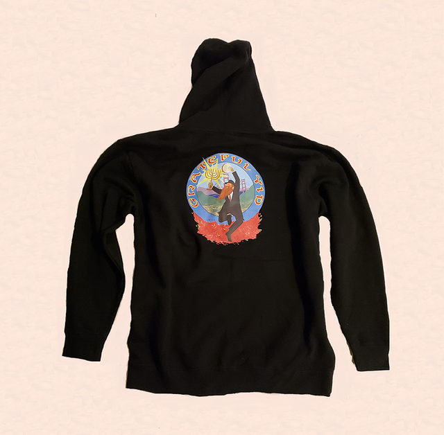 Grateful Yid Zip Hoodie Sweatshirt