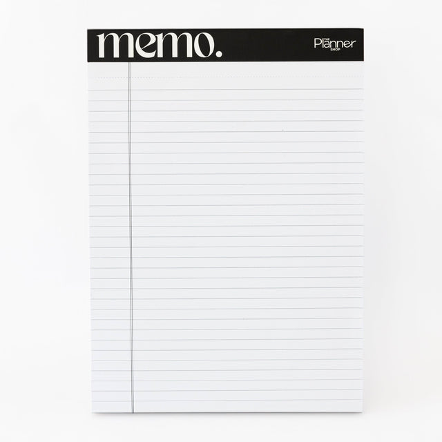 Memo Notepad (L) | Large Legal Notepad | 100 gsm