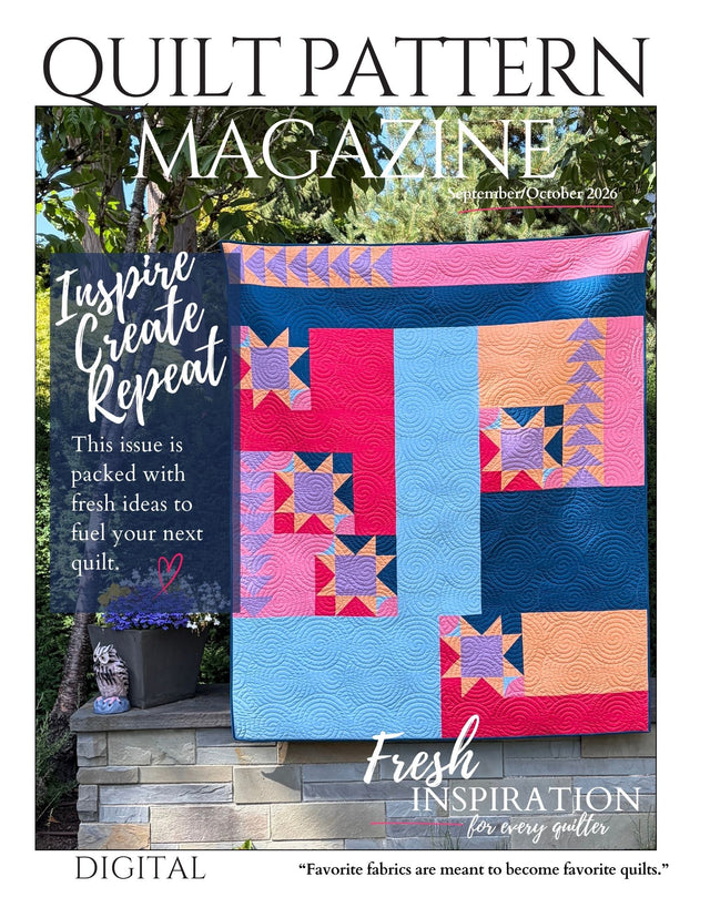 The Quilt Pattern Magazine September/October 2026 Issue